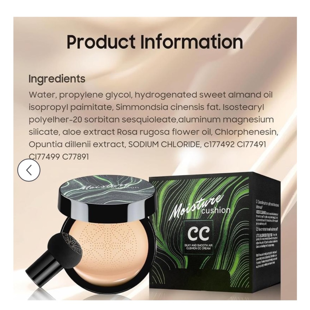 Moisture Cushion CC Cream - Natural.